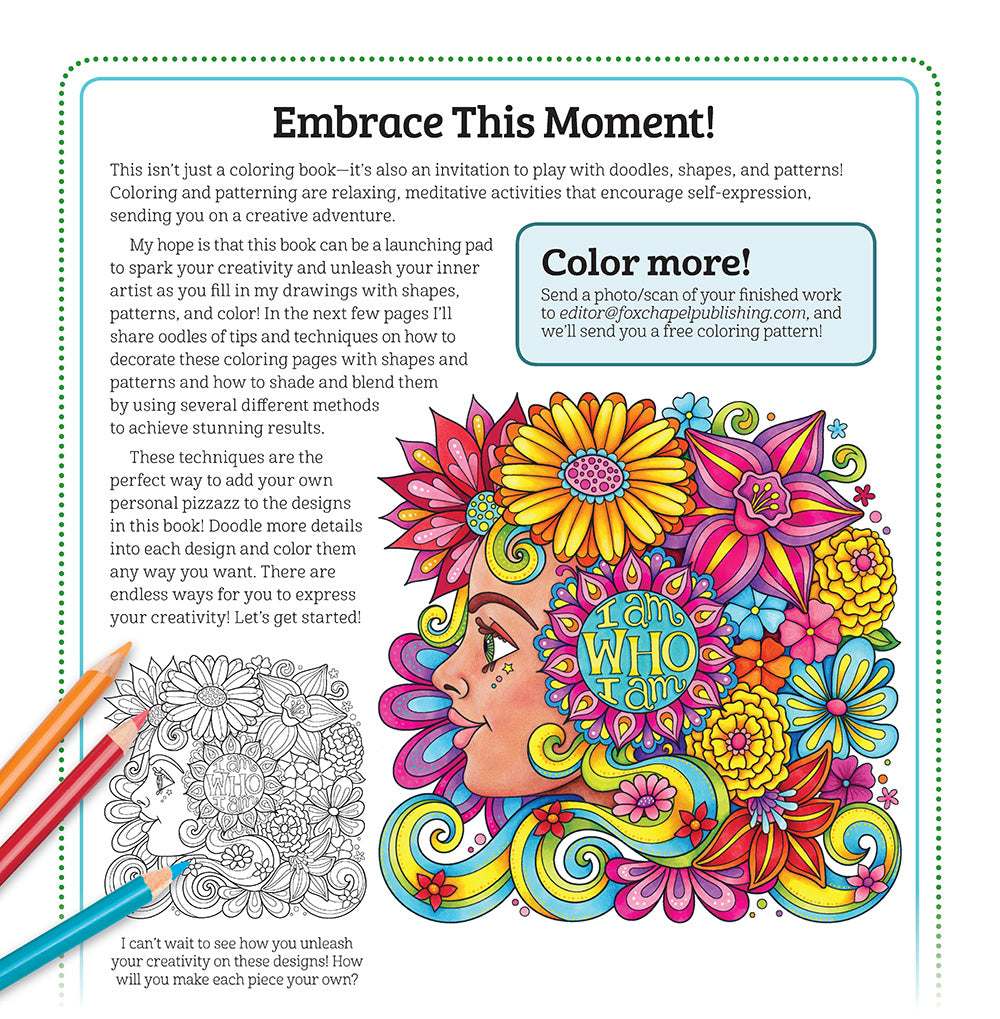 Live for Today Coloring Book - Fox Chapel Publishing Co.