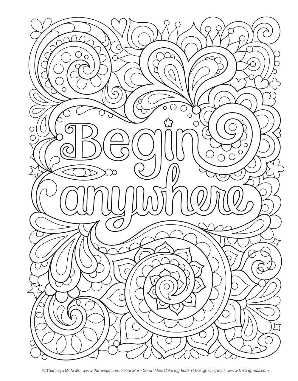 More Good Vibes Coloring Book - Fox Chapel Publishing Co.