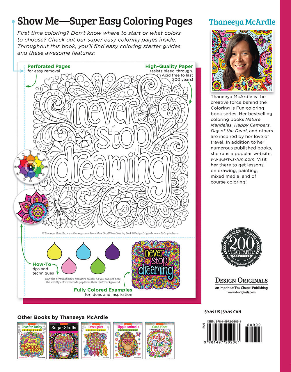 More Good Vibes Coloring Book - Fox Chapel Publishing Co.