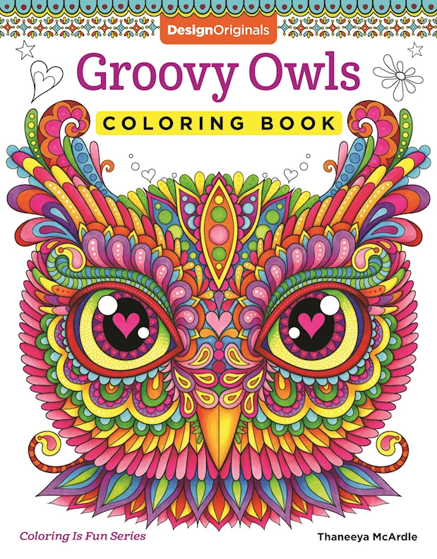 Groovy Owls Coloring Book - Fox Chapel Publishing Co.