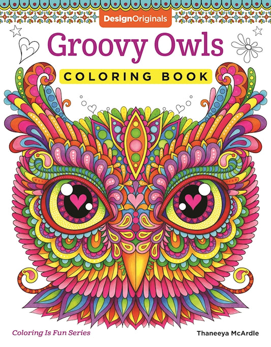 Groovy Owls Coloring Book - Fox Chapel Publishing Co.