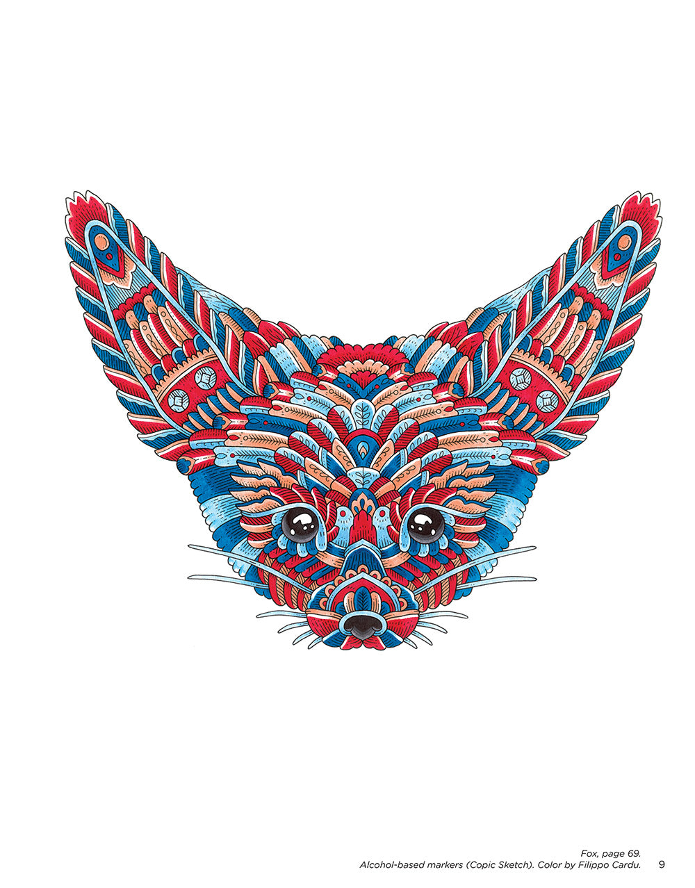 Spirit Animals (Filippo Cardu Coloring Collection) - Fox Chapel Publishing Co.