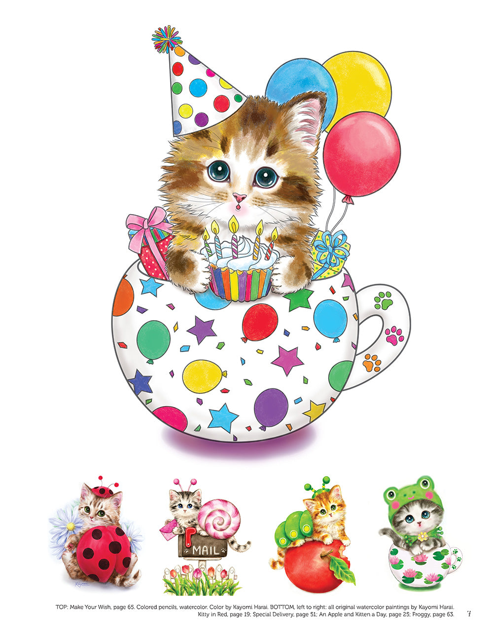 Teacup Kittens Coloring Book - Fox Chapel Publishing Co.
