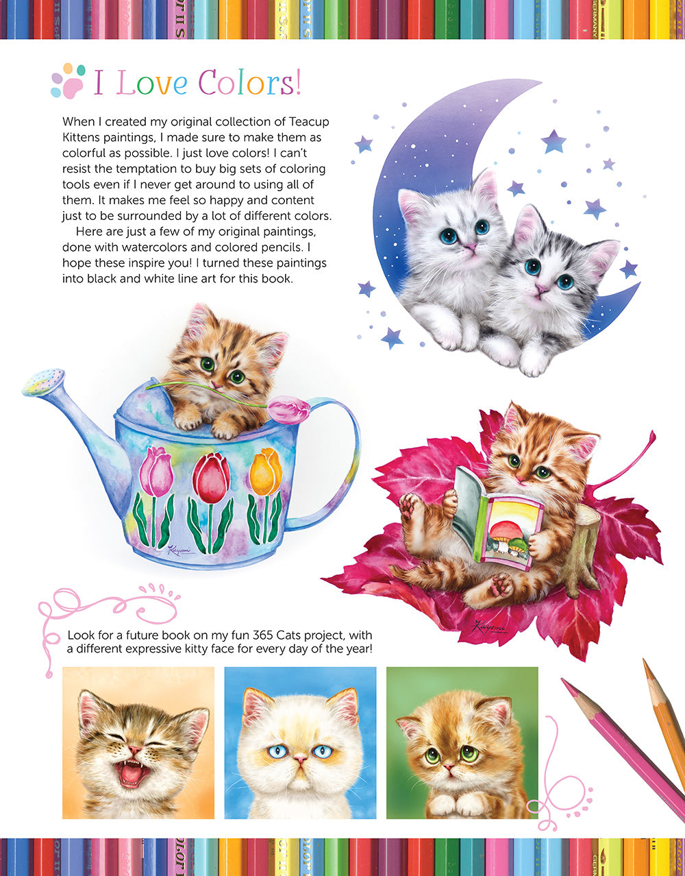 Teacup Kittens Coloring Book - Fox Chapel Publishing Co.