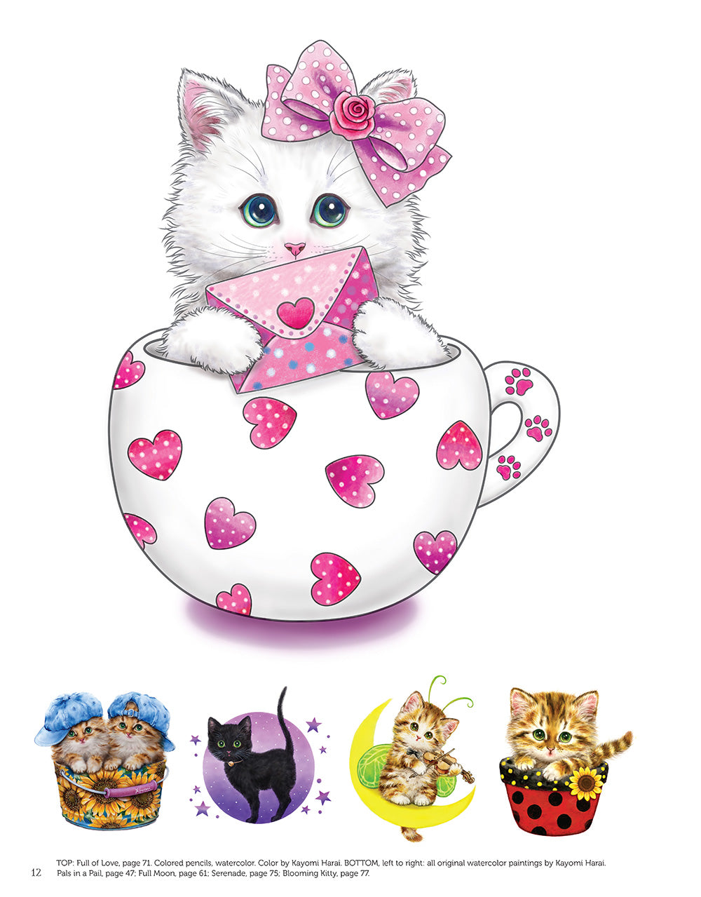Teacup Kittens Coloring Book - Fox Chapel Publishing Co.