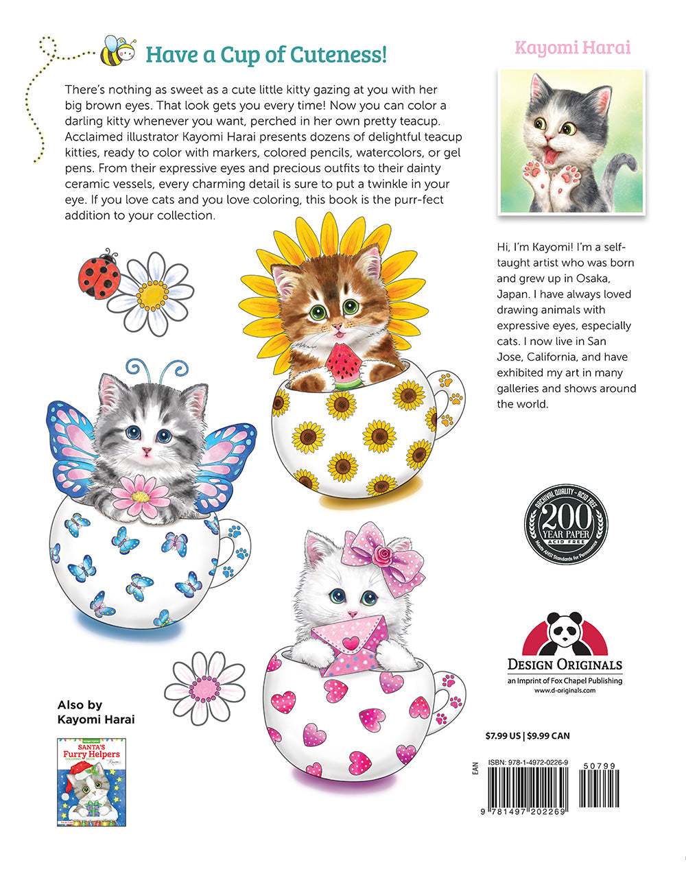 Teacup Kittens Coloring Book - Fox Chapel Publishing Co.
