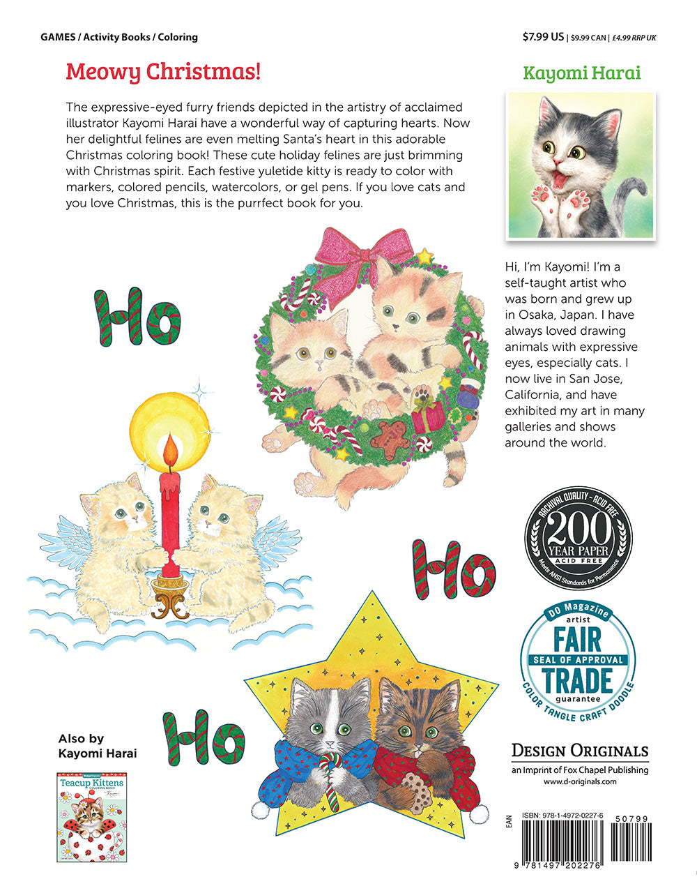 Santa's Furry Helpers Coloring Book - Fox Chapel Publishing Co.