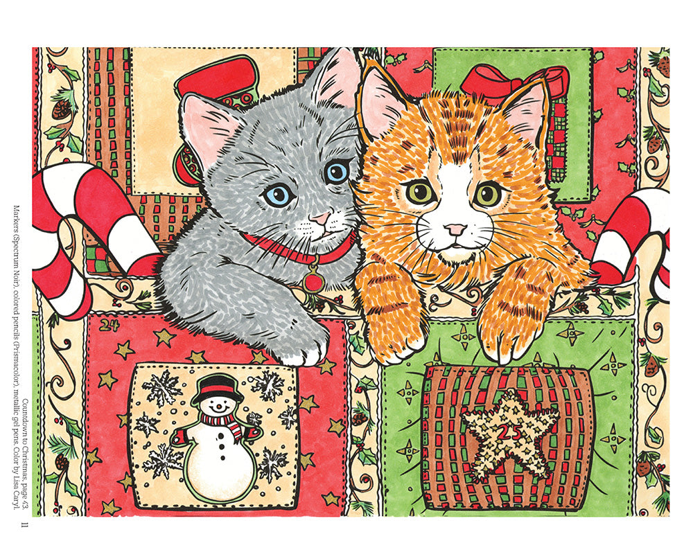 Christmas Cuties Coloring Book - Fox Chapel Publishing Co.