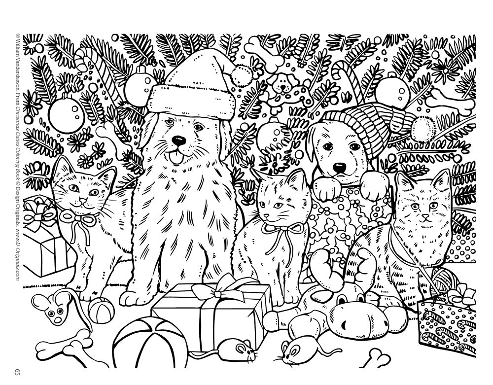 Christmas Cuties Coloring Book - Fox Chapel Publishing Co.