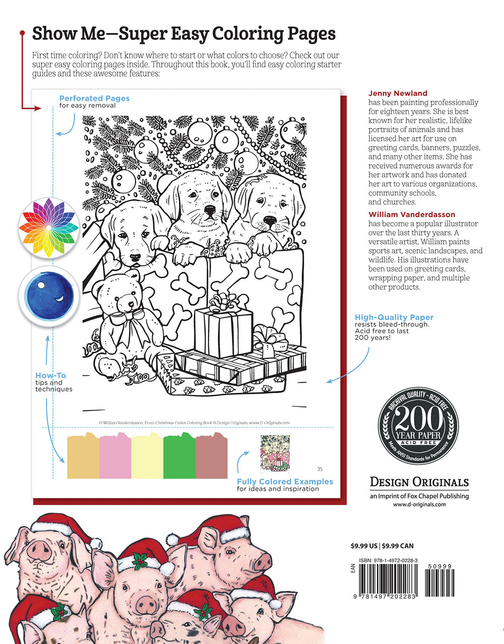 Christmas Cuties Coloring Book - Fox Chapel Publishing Co.