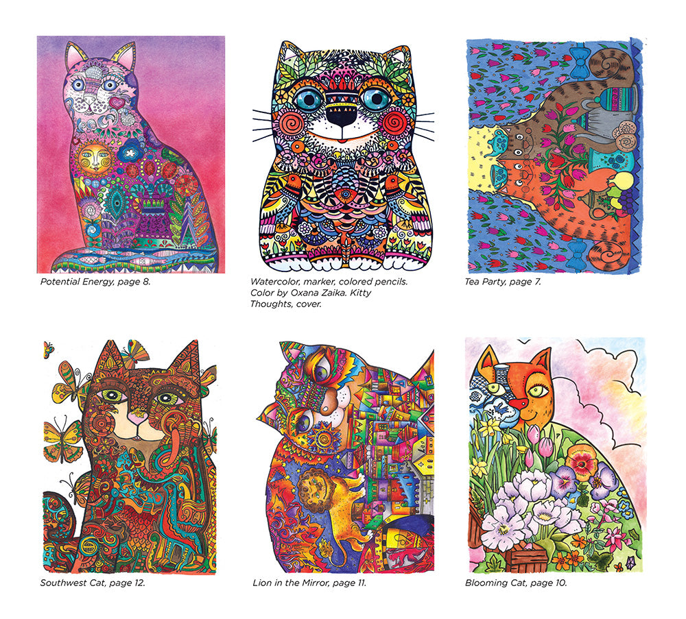 Happy Cats Coloring Book - Fox Chapel Publishing Co.