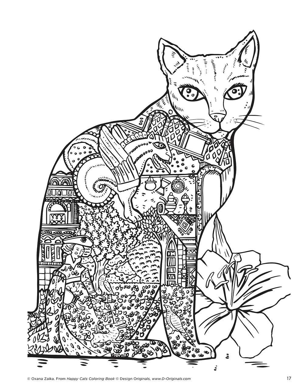 Happy Cats Coloring Book - Fox Chapel Publishing Co.