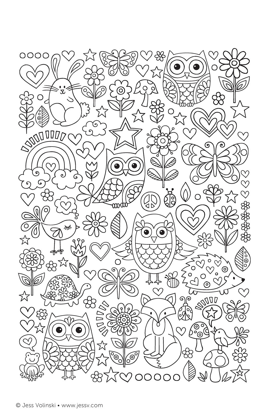 Color Animals Coloring Book