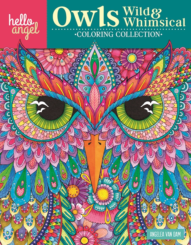 Hello Angel Owls Wild & Whimsical Coloring Collection - Fox Chapel Publishing Co.