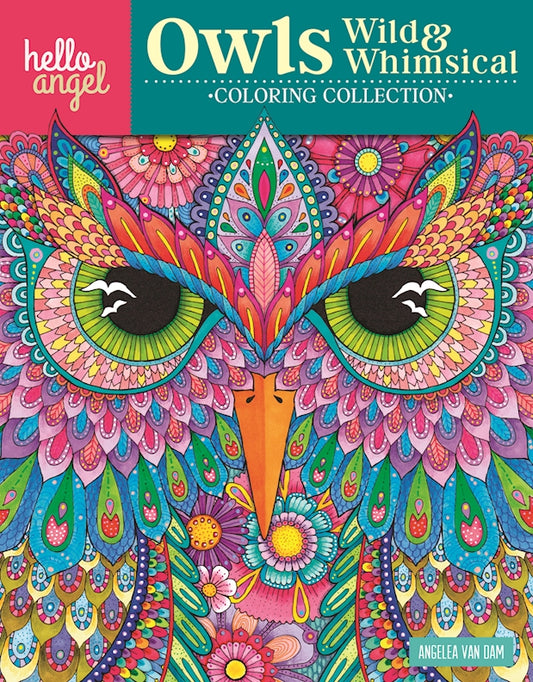 Hello Angel Owls Wild & Whimsical Coloring Collection - Fox Chapel Publishing Co.