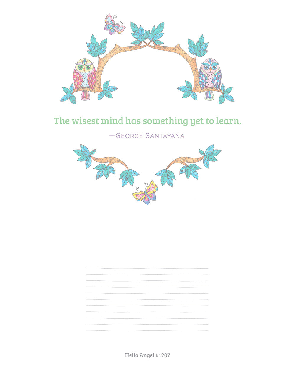 Hello Angel Owls Wild & Whimsical Coloring Collection - Fox Chapel Publishing Co.