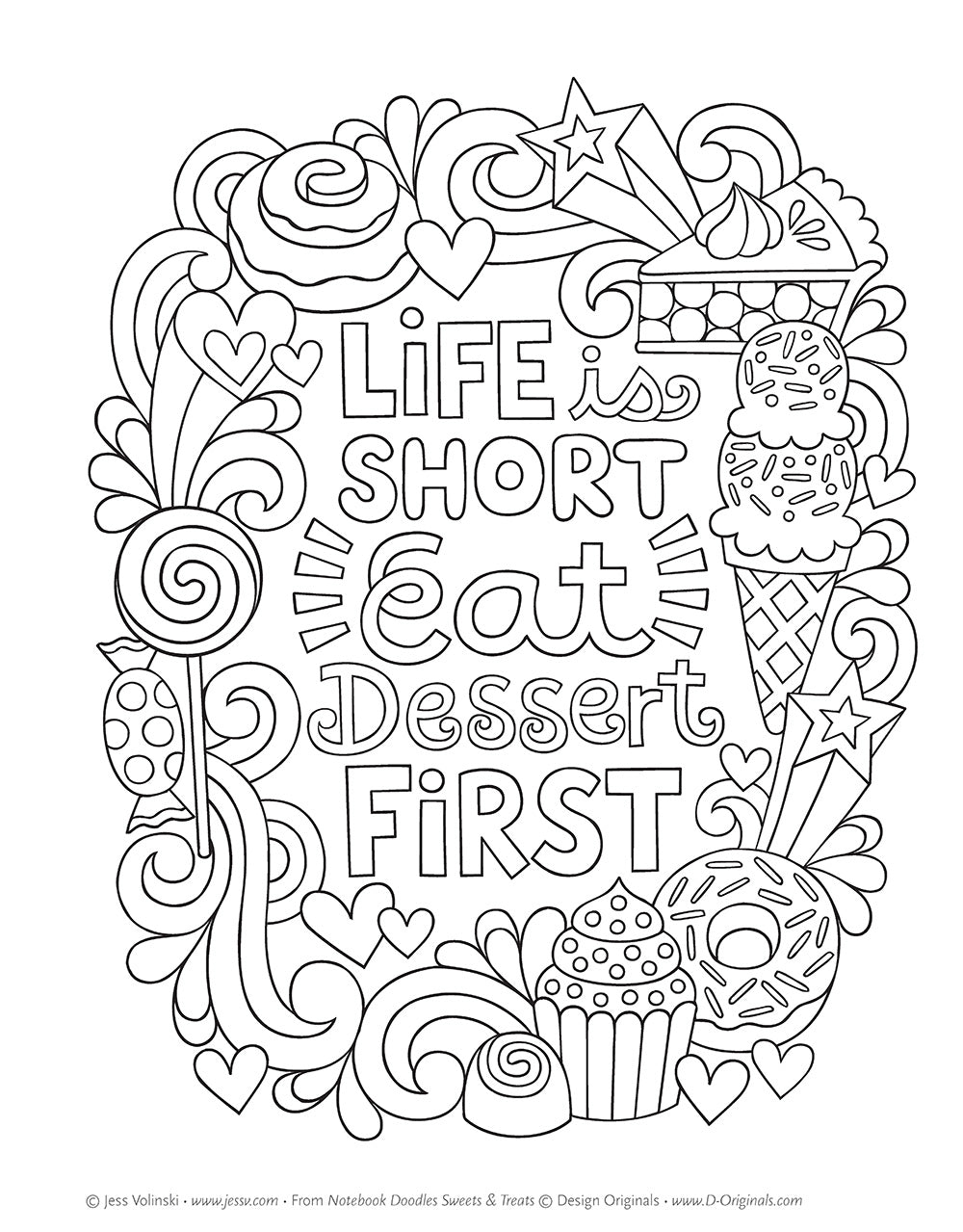 Notebook Doodles Sweets & Treats - Fox Chapel Publishing Co.