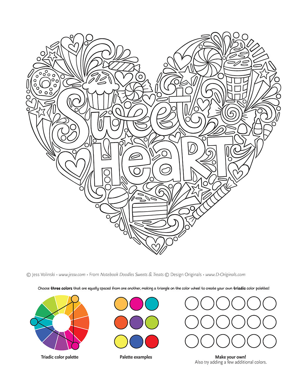 Notebook Doodles Sweets & Treats - Fox Chapel Publishing Co.