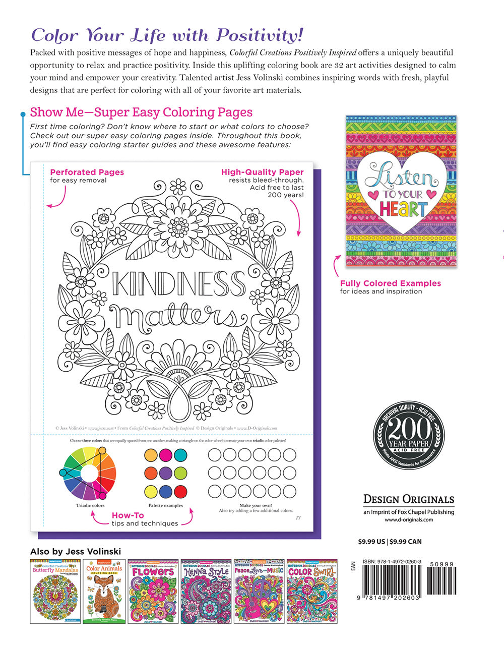 Colorful Creations Positively Inspired - Fox Chapel Publishing Co.