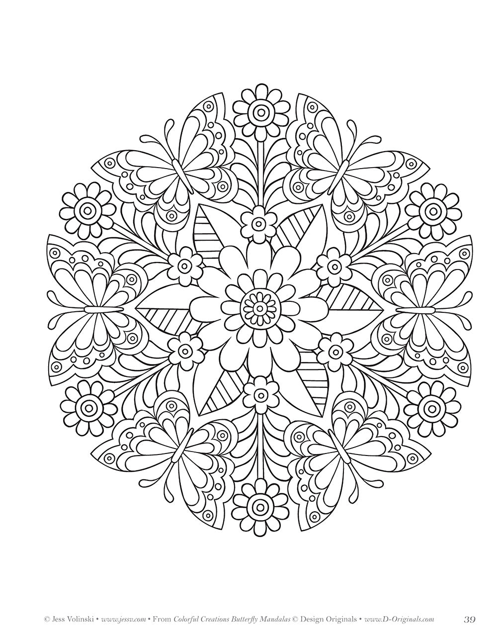 Colorful Creations Butterfly Mandalas - Fox Chapel Publishing Co.