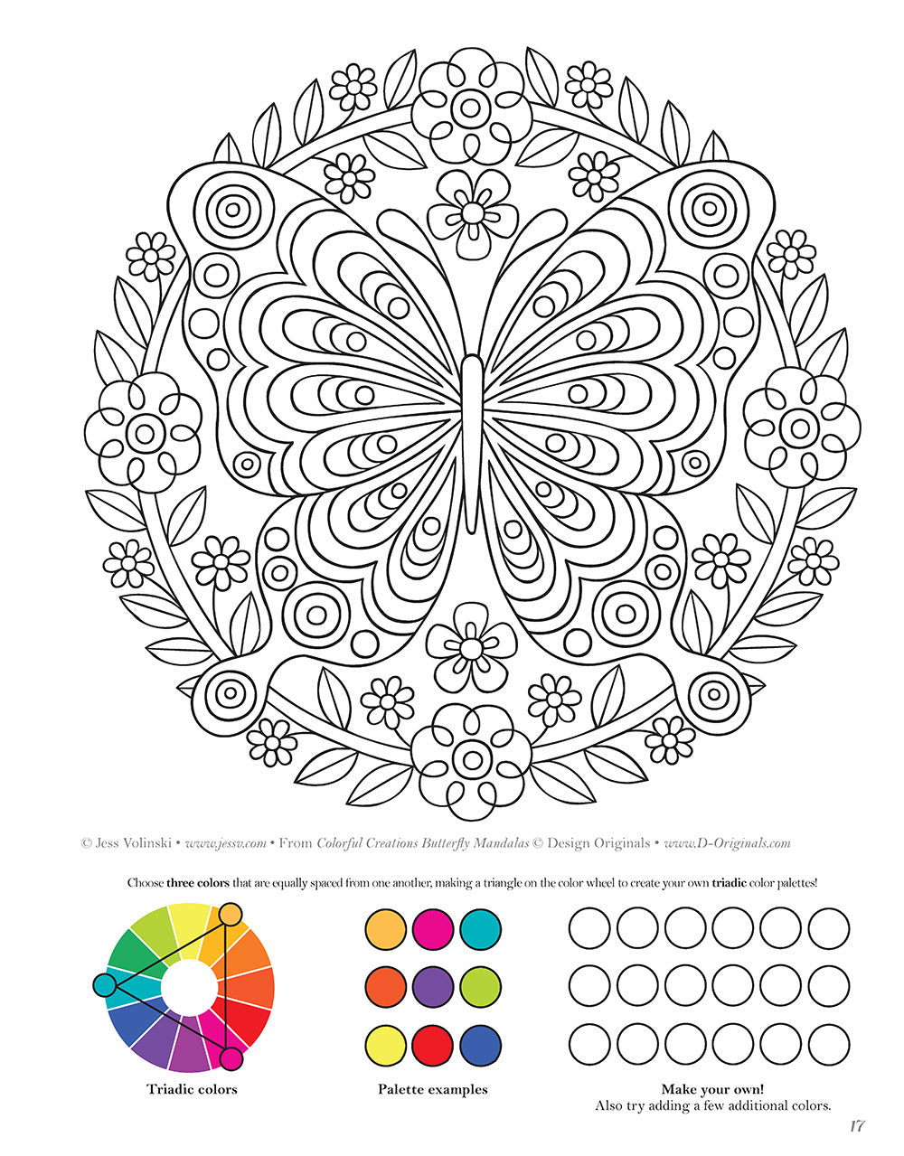 Colorful Creations Butterfly Mandalas - Fox Chapel Publishing Co.