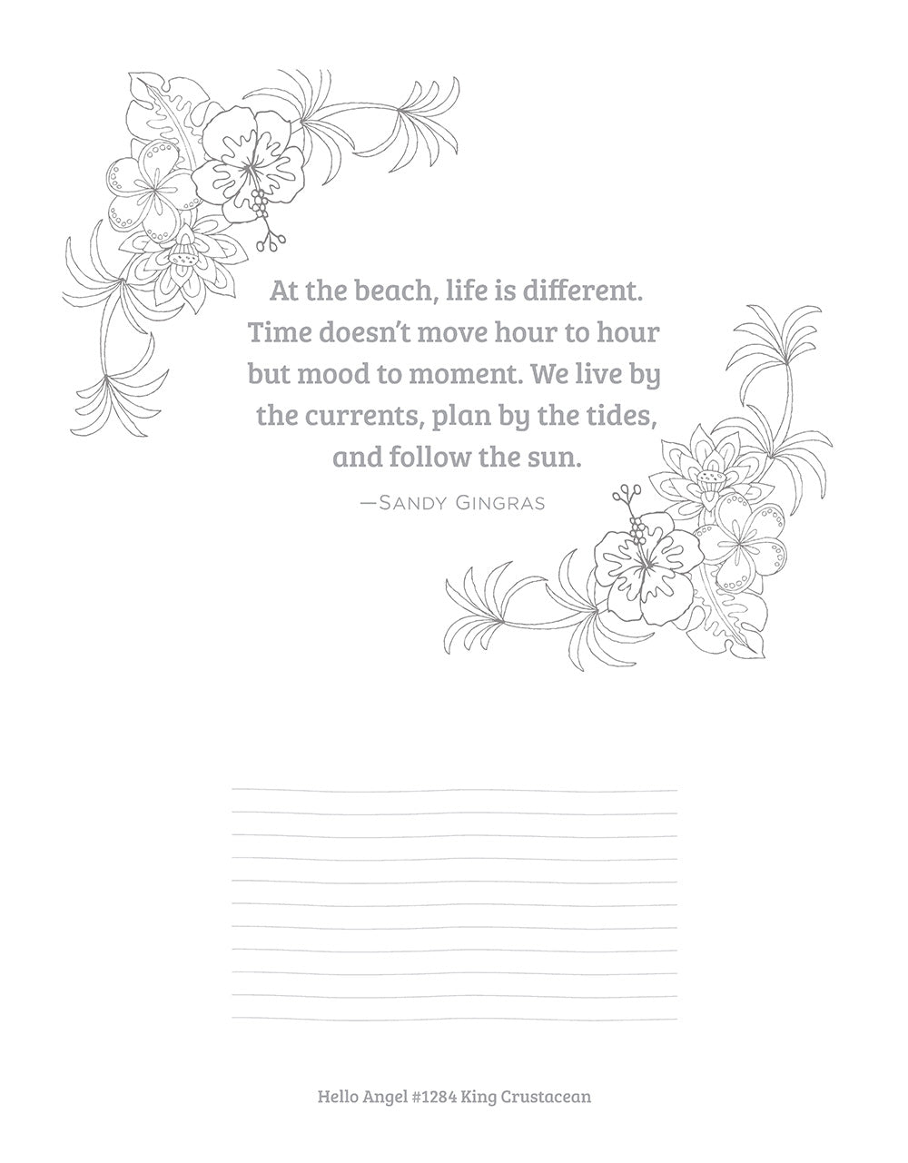 Hello Angel Tropical Escape Coloring Collection - Fox Chapel Publishing Co.