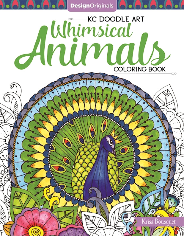 KC Doodle Art Whimsical Animals Coloring Book - Fox Chapel Publishing Co.