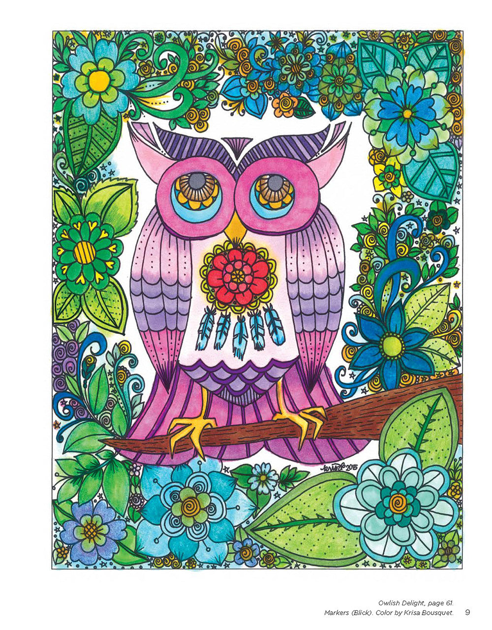 KC Doodle Art Whimsical Animals Coloring Book - Fox Chapel Publishing Co.