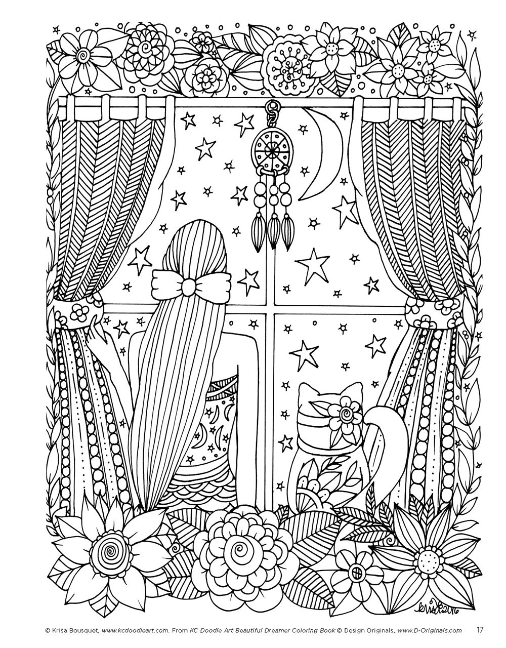 KC Doodle Art Beautiful Dreamer Coloring Book - Fox Chapel Publishing Co.