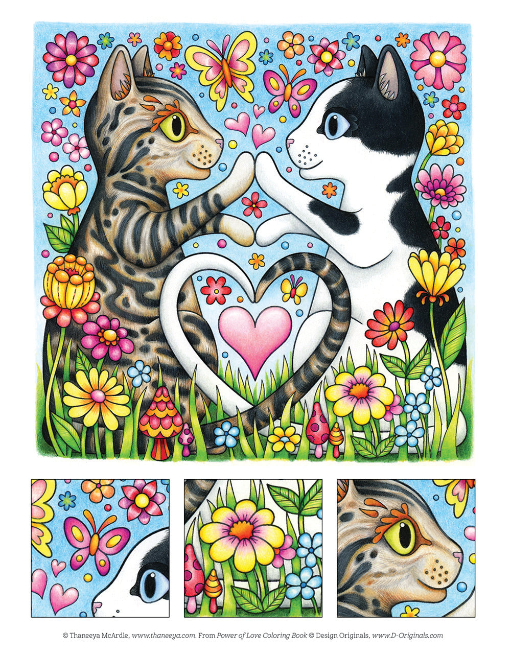 Power of Love Coloring Book - Fox Chapel Publishing Co.