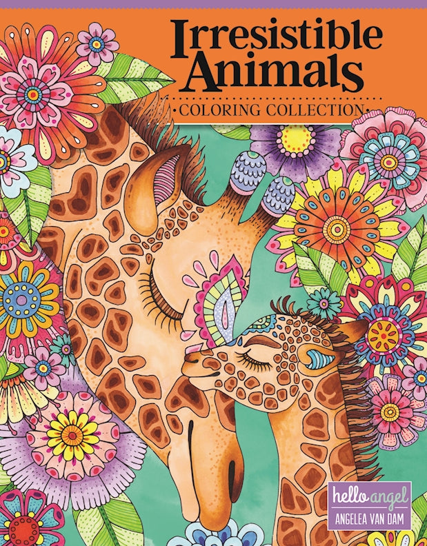 Hello Angel Irresistible Animals Coloring Collection - Fox Chapel Publishing Co.