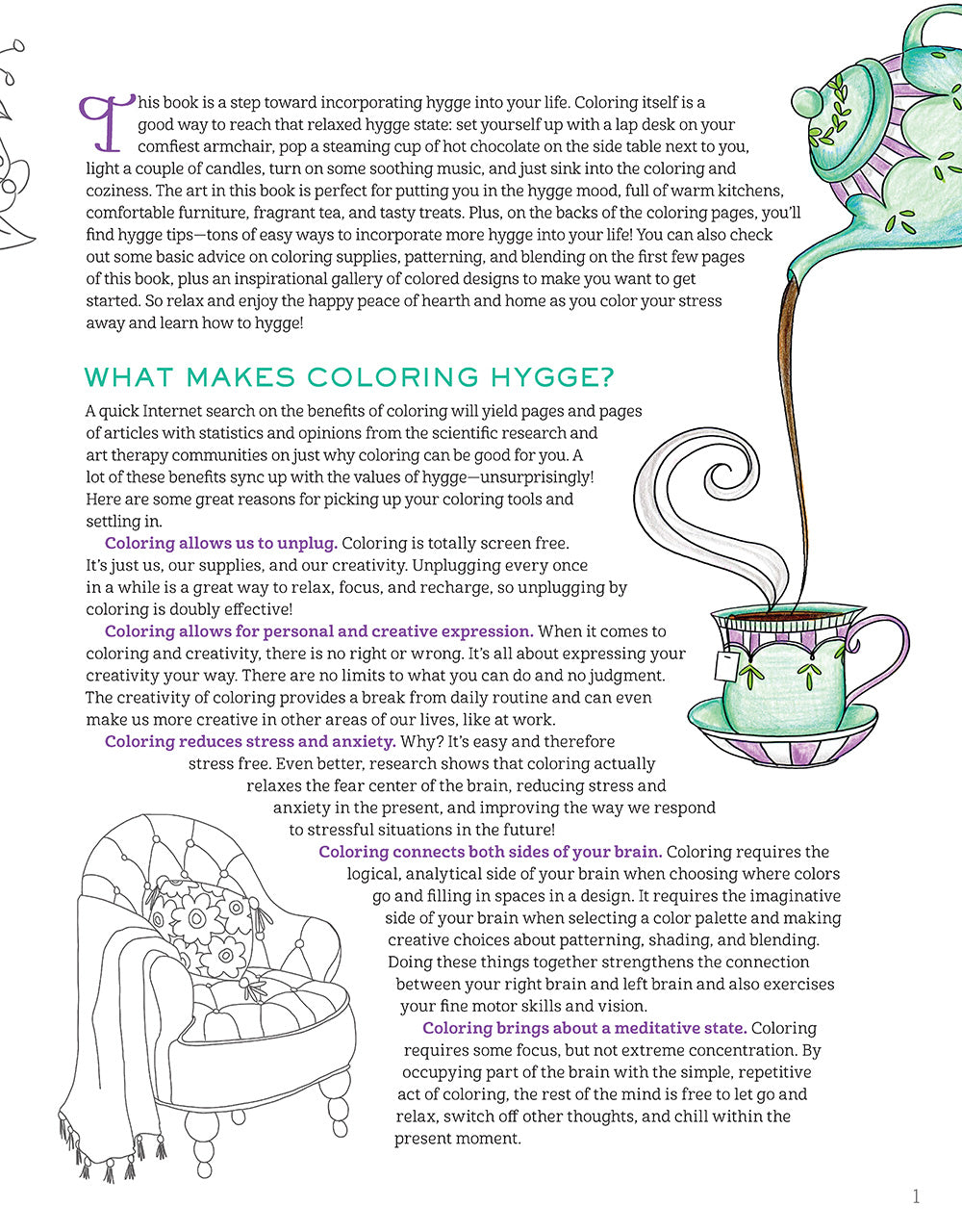 Hygge Happy Coloring Book