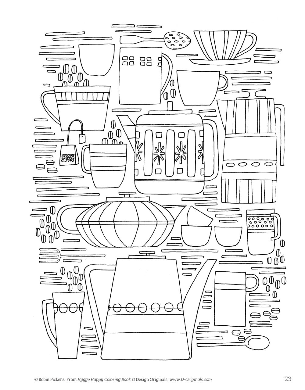 Hygge Happy Coloring Book