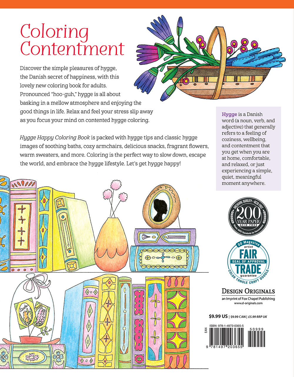 Hygge Happy Coloring Book - Fox Chapel Publishing Co.