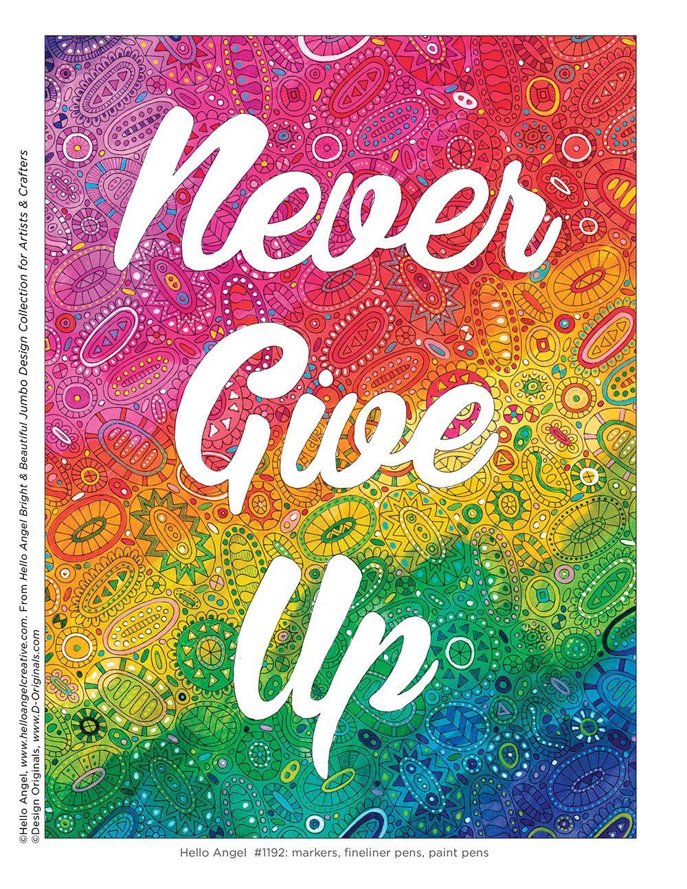Hello Angel Bright & Beautiful Jumbo Design Collection for Artists & Crafters - Fox Chapel Publishing Co.