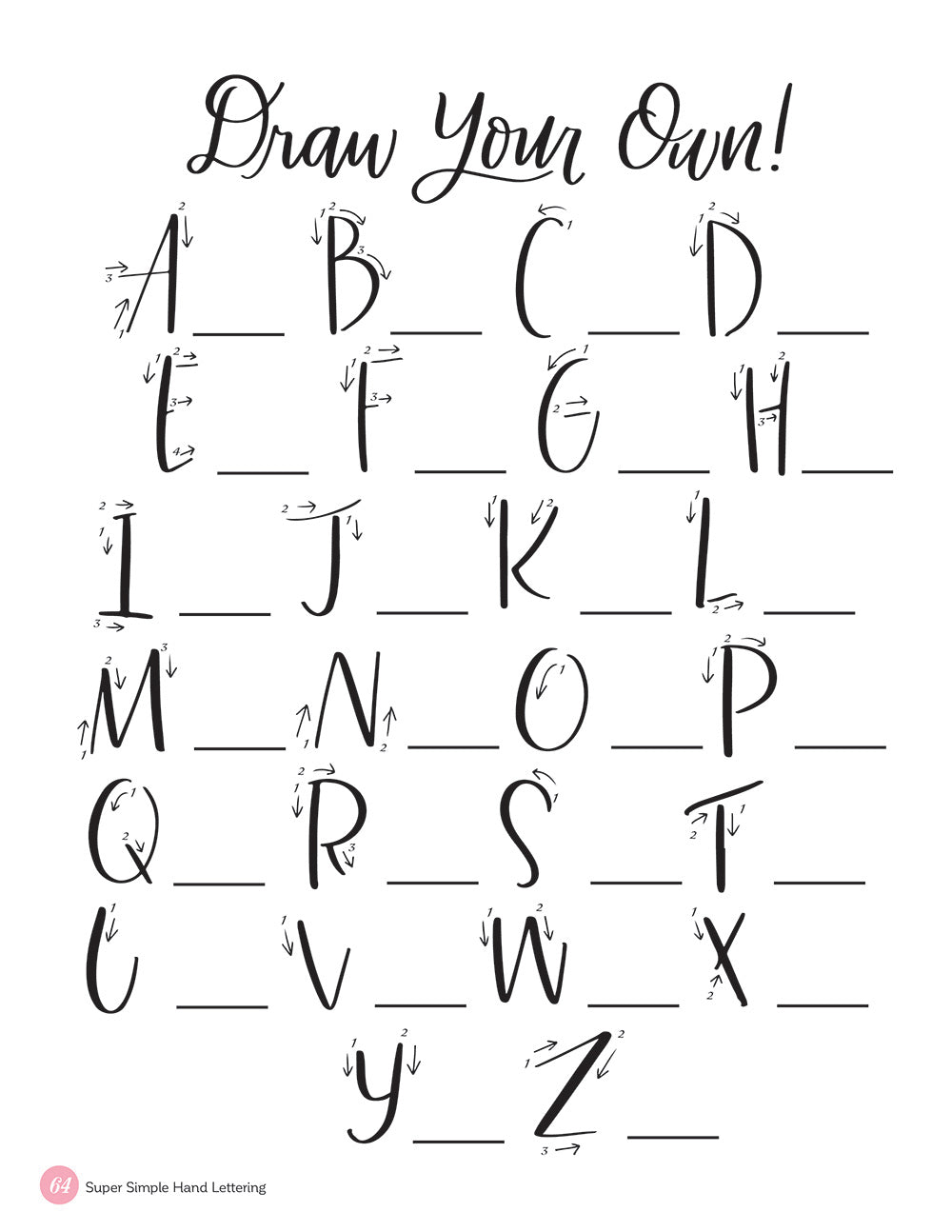 Super Simple Hand Lettering - Fox Chapel Publishing Co.