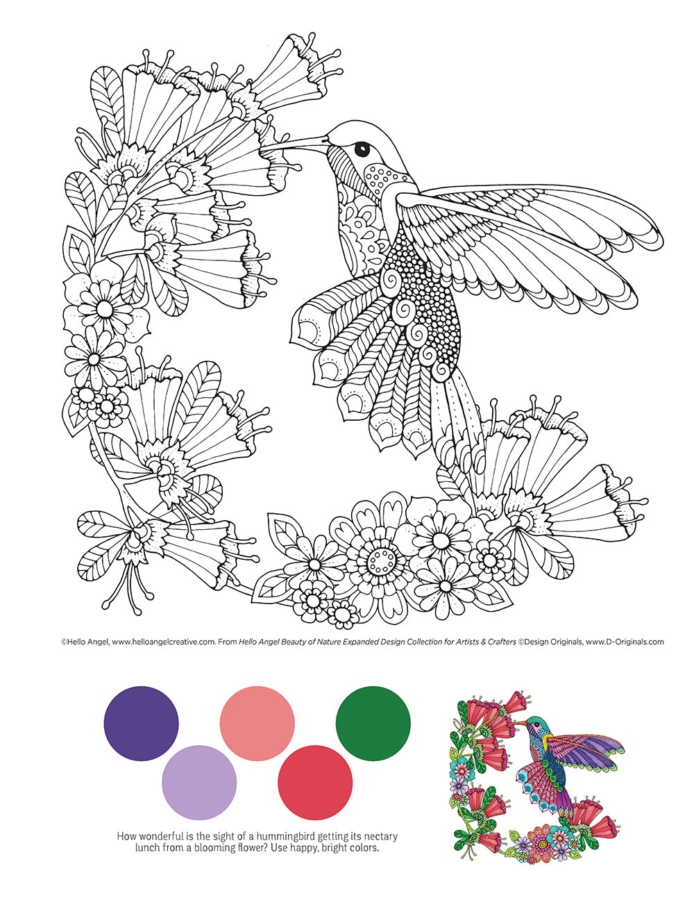 Hello Angel Beauty of Nature Expanded Design Collection for Artists & Crafters - Fox Chapel Publishing Co.
