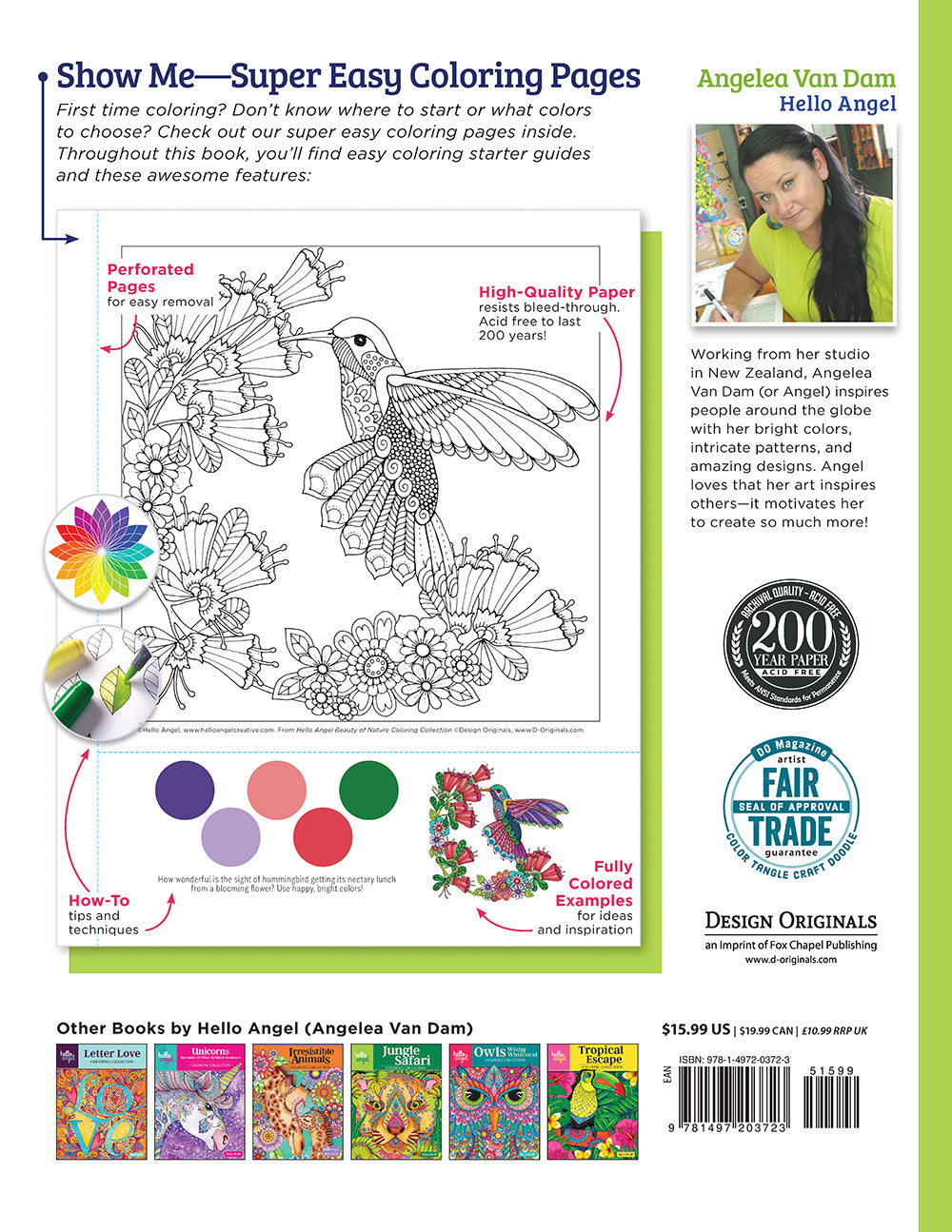 Hello Angel Beauty of Nature Expanded Design Collection for Artists & Crafters - Fox Chapel Publishing Co.