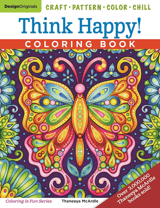 Think Happy! Coloring Book - Fox Chapel Publishing Co.