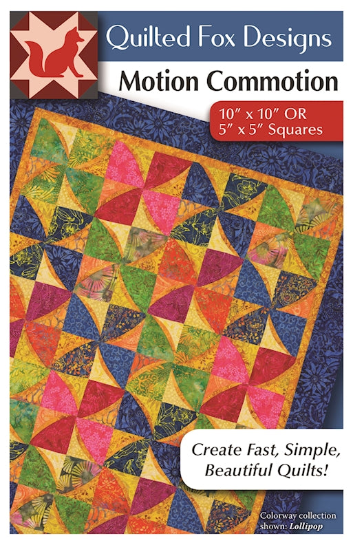Motion Commotion Quilt Pattern - Fox Chapel Publishing Co.