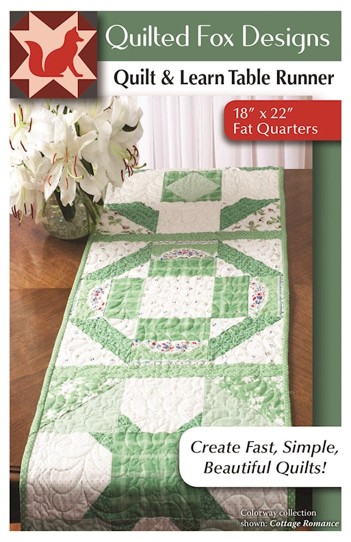 Quilt & Learn Table Runner Quilt Pattern - Fox Chapel Publishing Co.
