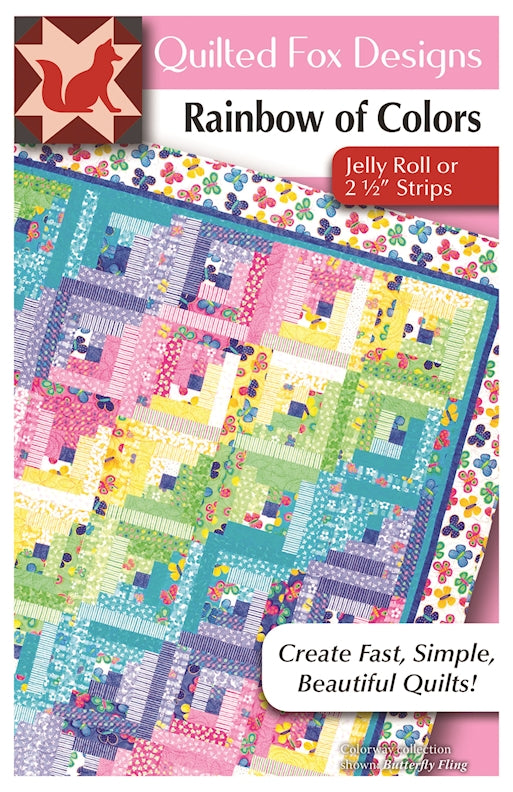 Rainbow of Colors Quilt Pattern - Fox Chapel Publishing Co.