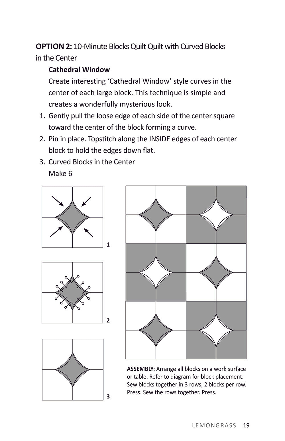 Lemongrass Quilt Pattern