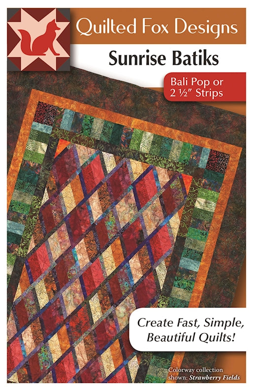 Sunrise Batiks Quilt Pattern - Fox Chapel Publishing Co.