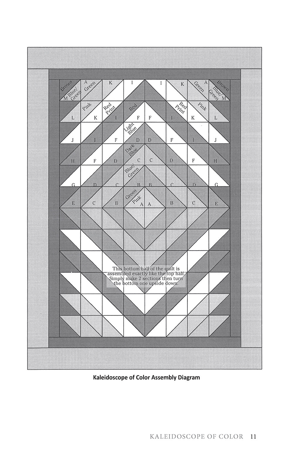 Kaleidoscope of Color Quilt Pattern - Fox Chapel Publishing Co.