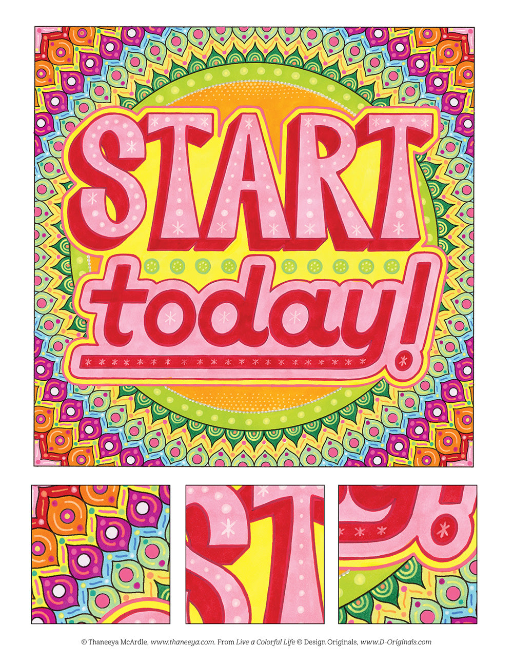 Live a Colorful Life Coloring Book - Fox Chapel Publishing Co.