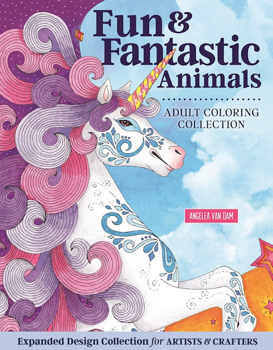 Hello Angel Fun & Fantastic Animals Adult Coloring Collection - Fox Chapel Publishing Co.
