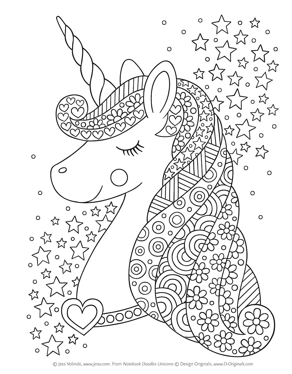 Notebook Doodles Unicorns - Fox Chapel Publishing Co.