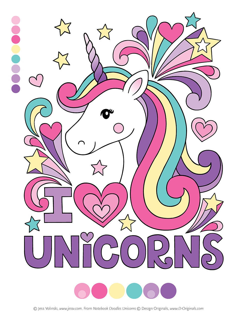 Notebook Doodles Unicorns - Fox Chapel Publishing Co.