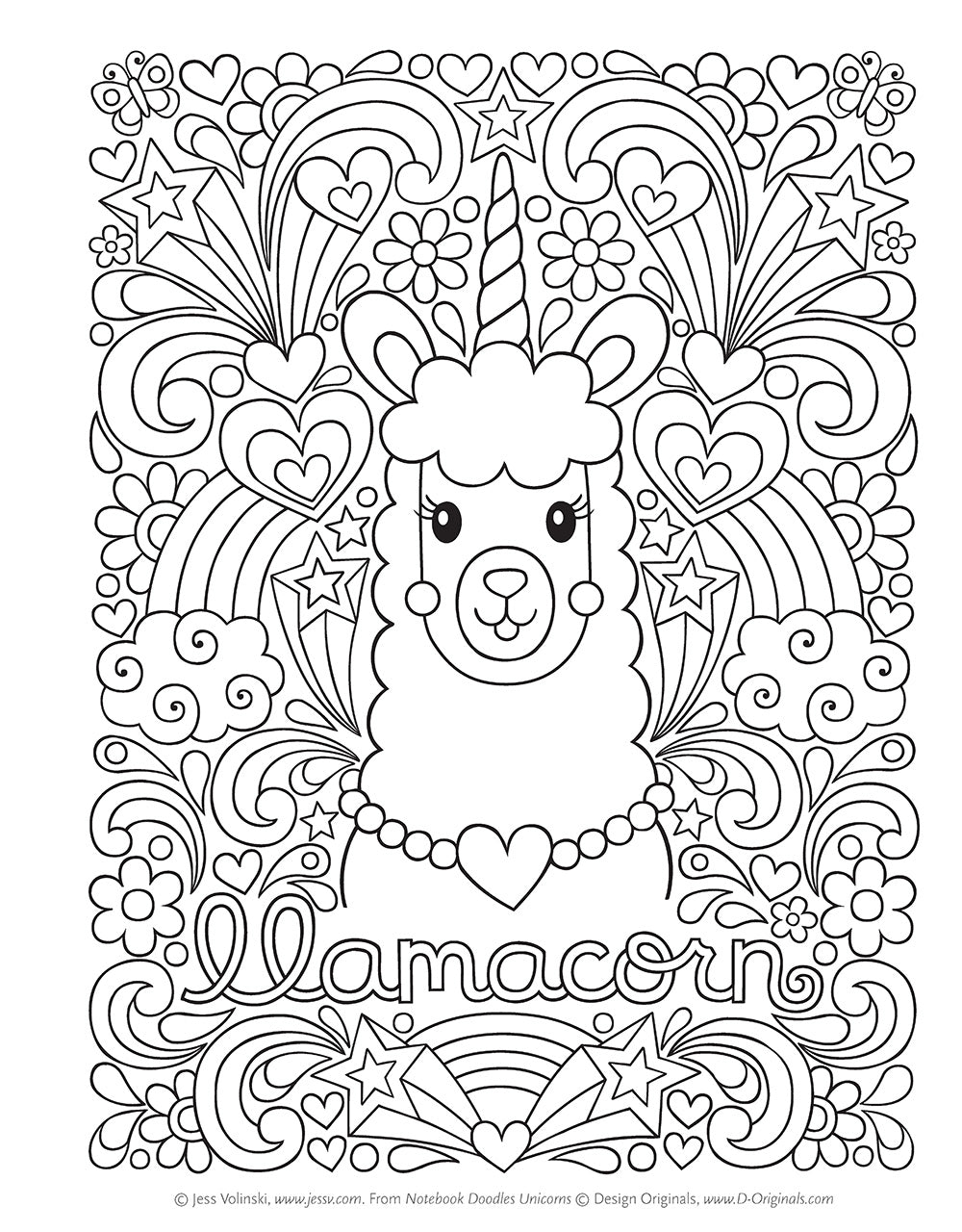 Notebook Doodles Unicorns - Fox Chapel Publishing Co.